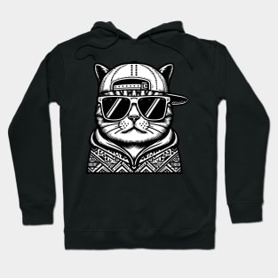 Snapback Cat Hoodie